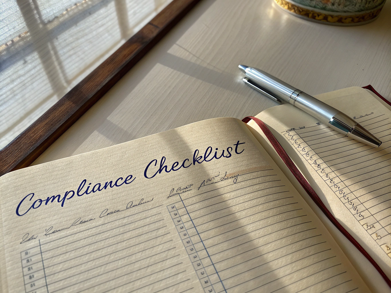 Een beveiligd grootboek dat staat voor financiële compliance